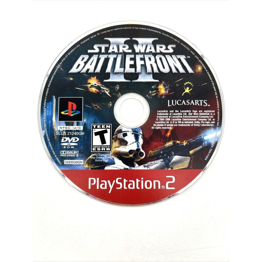 Star Wars: Battlefront II 2 (PlayStation 2 PS2) Disc Only